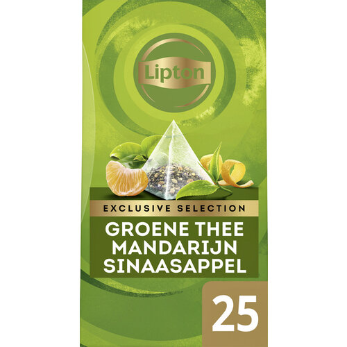 Lipton Thé Lipton Eclusive Thé vert Mandarine 25 sachets pyramide