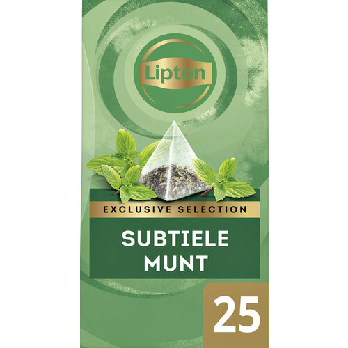 Lipton Thé Lipton Exclusive Menthe 25 sachets pyramide