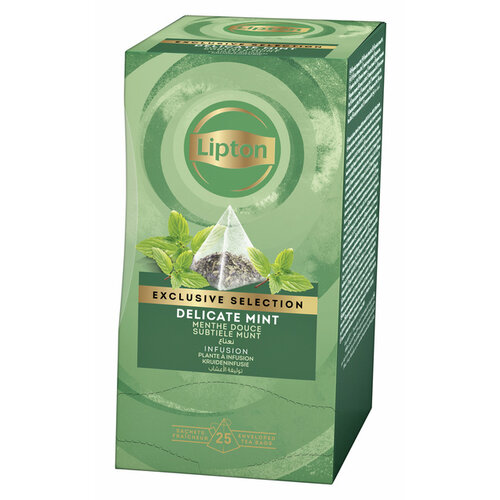 Lipton Thé Lipton Exclusive Menthe 25 sachets pyramide