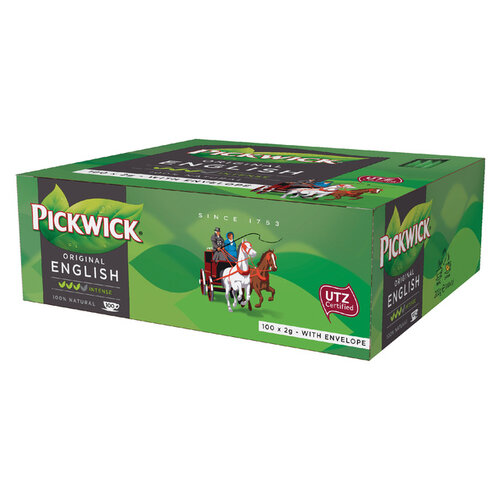 Pickwick Thee Pickwick engelse melange 100x2gr met envelop