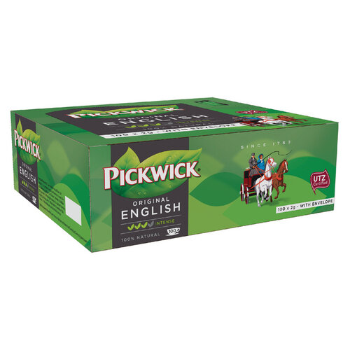 Pickwick Thee Pickwick engelse melange 100x2gr met envelop