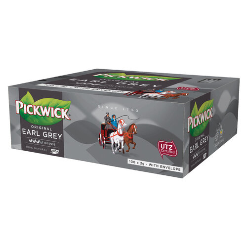 Pickwick Thé Pickwick Earl Grey 100x 2g avec enveloppe