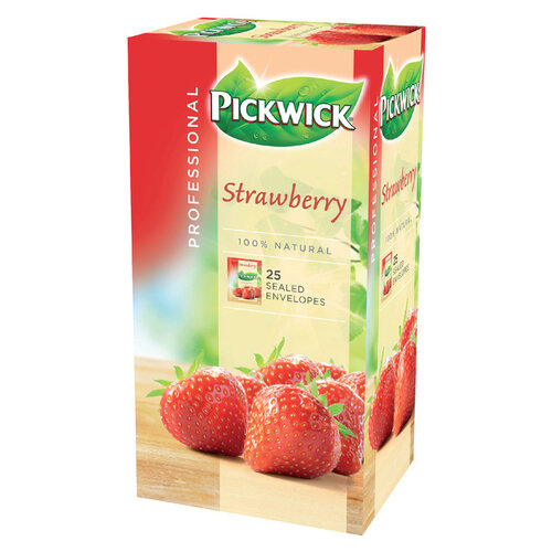 Pickwick Thee Pickwick strawberry 25x1.5gr