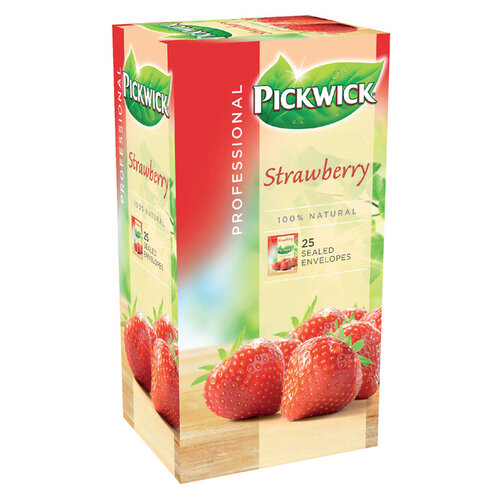 Pickwick Thee Pickwick strawberry 25x1.5gr