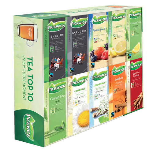 Pickwick Thé pickwick multipack original 10x 25 sachets top 10