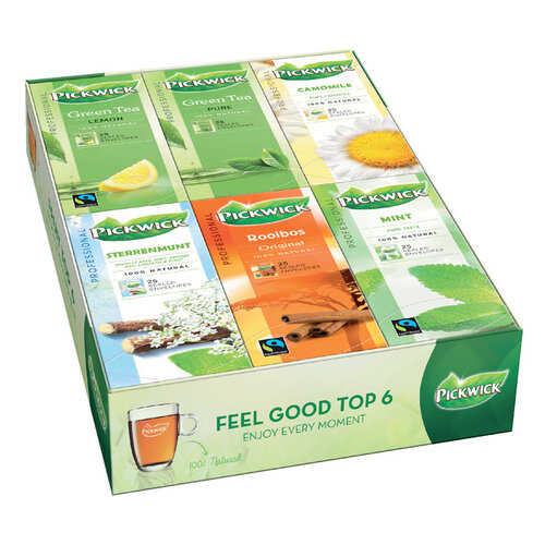 Pickwick Thé Pickwick multipack original 6x25 sachets Feel Good