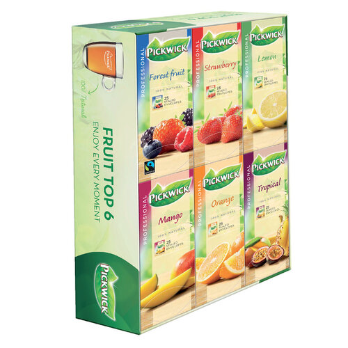 Pickwick Thee Pickwick multipack original 6x25st fruit