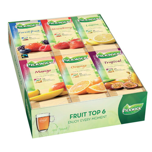 Pickwick Thee Pickwick multipack original 6x25st fruit