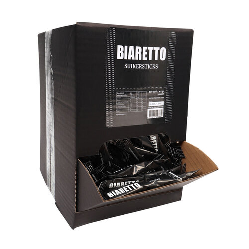 Biaretto Sticks sucre Biaretto 4 grammes 600 pièces