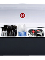 Douwe Egberts Tafeldispenser Douwe Egberts 5 vakken met inhoud zwart