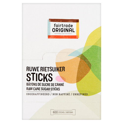 Fair Trade Original Sticks de sucre Fair Trade Original 4g 600 pièces