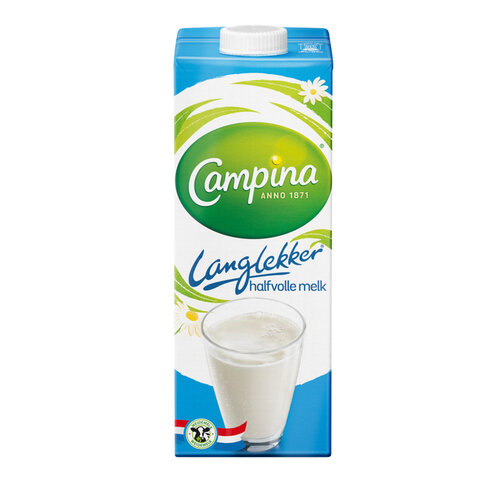 Campina Melk Campina LangLekker halfvol 1 liter