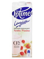 Optimel Drinkyoghurt Optimel Langlekker aardbei framboos 1liter