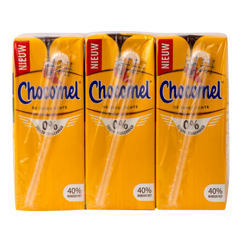 Chocomel Chocolademelk Chocomel 0% toegevoegd suiker 20cl