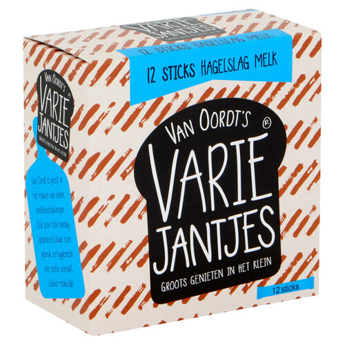 Van Oordt Hagelslag van Oordt VarieJantjes melk 10gr