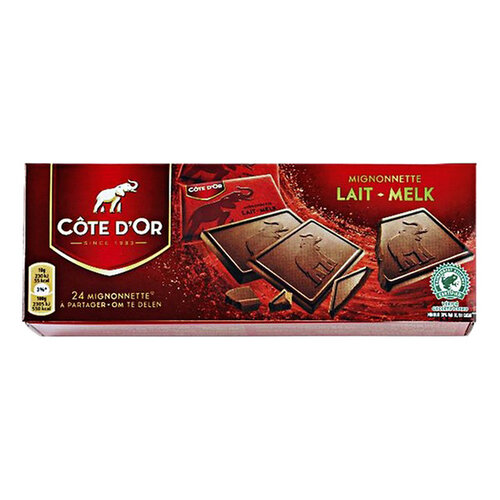 Cote d'or Chocolade Cote d'Or mignonnette melk 24x10gr