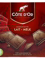 Cote d'or Chocolade Cote d'Or 10gr mignonnette melk 120 stuks