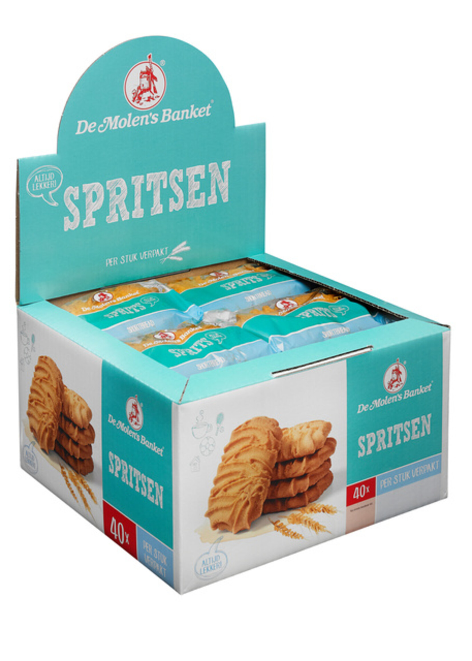 De Molen Biscuits Sprits De Molen 38g