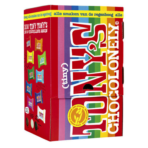 Tony's Chocolonely Chocolade Tiny Tony's Chocolonely 100 stuks mix