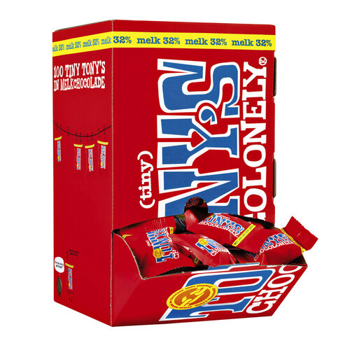 Tony's Chocolonely Chocolat Tiny Tony's Chocolonely 100 pièces lait