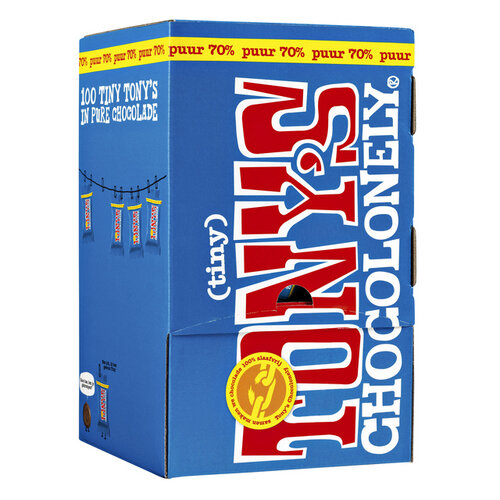 Tony's Chocolonely Chocolat Tiny Tony's Chocolonely 100 pièces noir