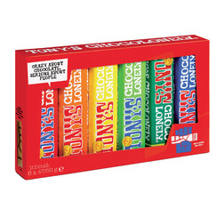 Barre chocolatée Tony’s Chocolonely 47/50g 6 barres assorti