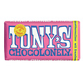 Tony's Chocolonely Chocolat Tony's Chocolonely tablette 180g blanc framboise pétillant