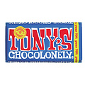 Tony's Chocolonely Chocolade Tony's Chocolonely reep 180gr puur