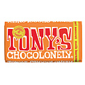Tony's Chocolonely Chocolade Tony's Chocolonely reep 180gr melk karamel zeezout