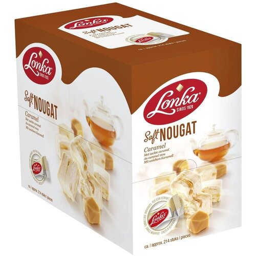 Lonka Nougat Lonka caramel per stuk verpakt 12gr