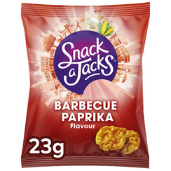 Gaufrettes Snack-a-Jacks Crispy Barbecue paprika