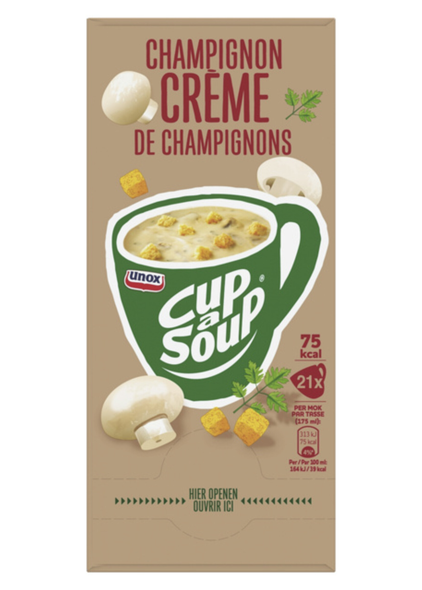 Unox Cup-a-Soup Unox Champignons crème 175ml