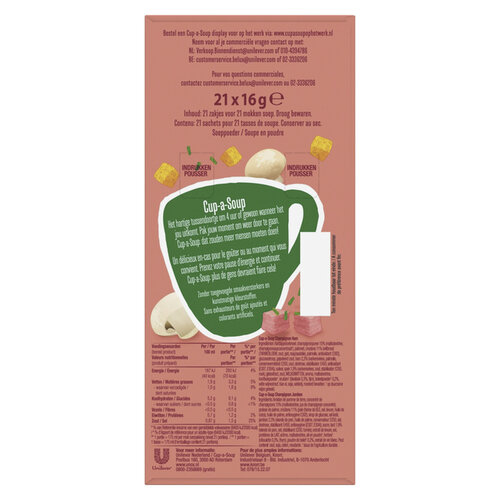 Unox Cup-a-Soup Unox champignon ham 175ml