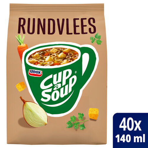 Unox Cup-a-Soup Unox machinezak rundvlees 140ml