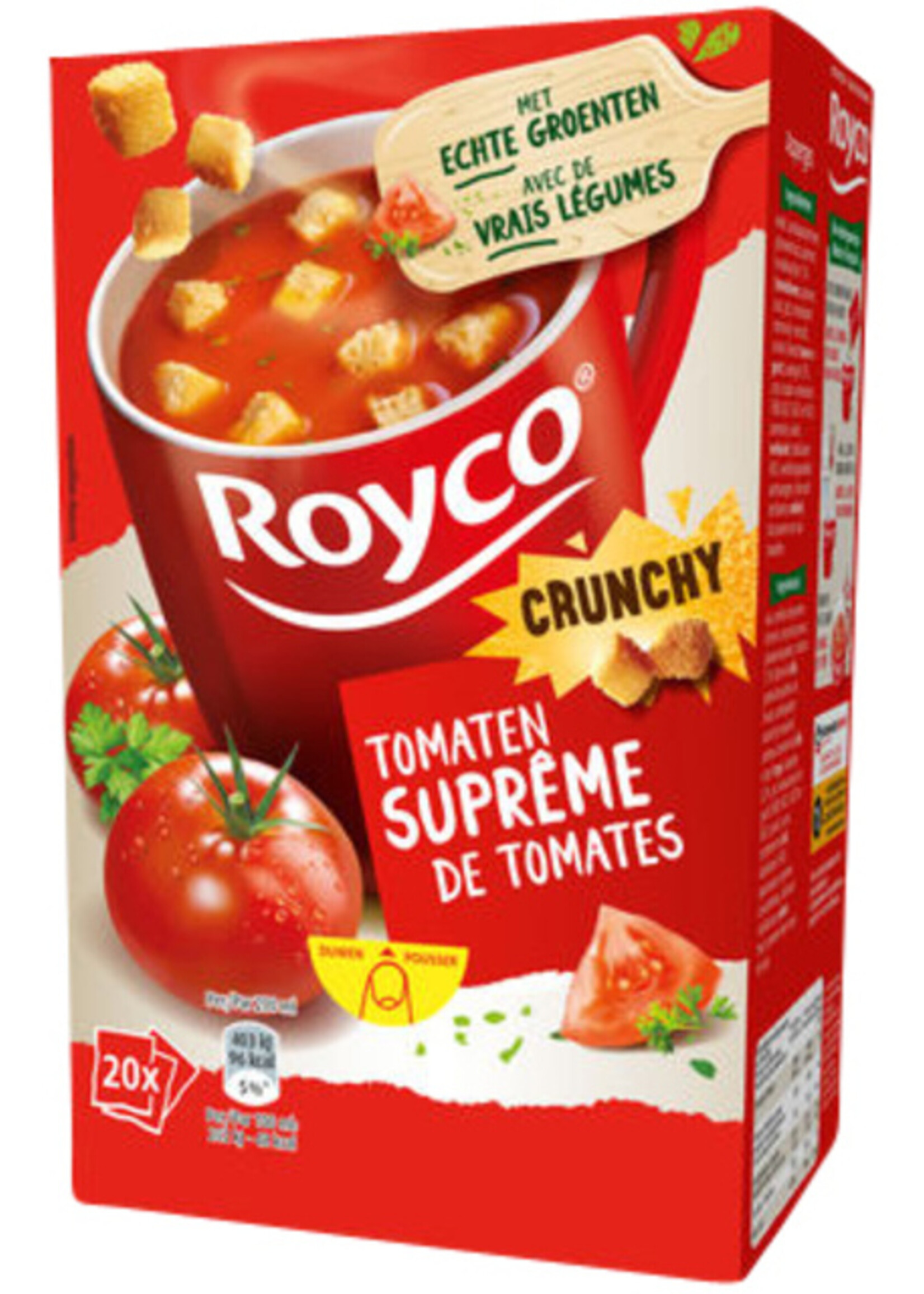 Royco Soep Royco tomaten supreme met croutons 20 zakjes