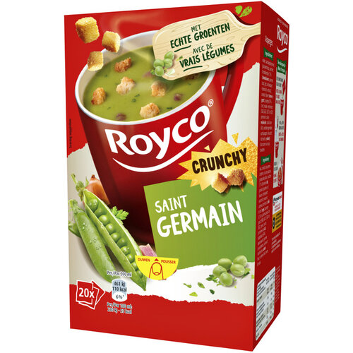 Royco Soupe Royco Crunchy Saint-Germain avec croûtons 20 sachets