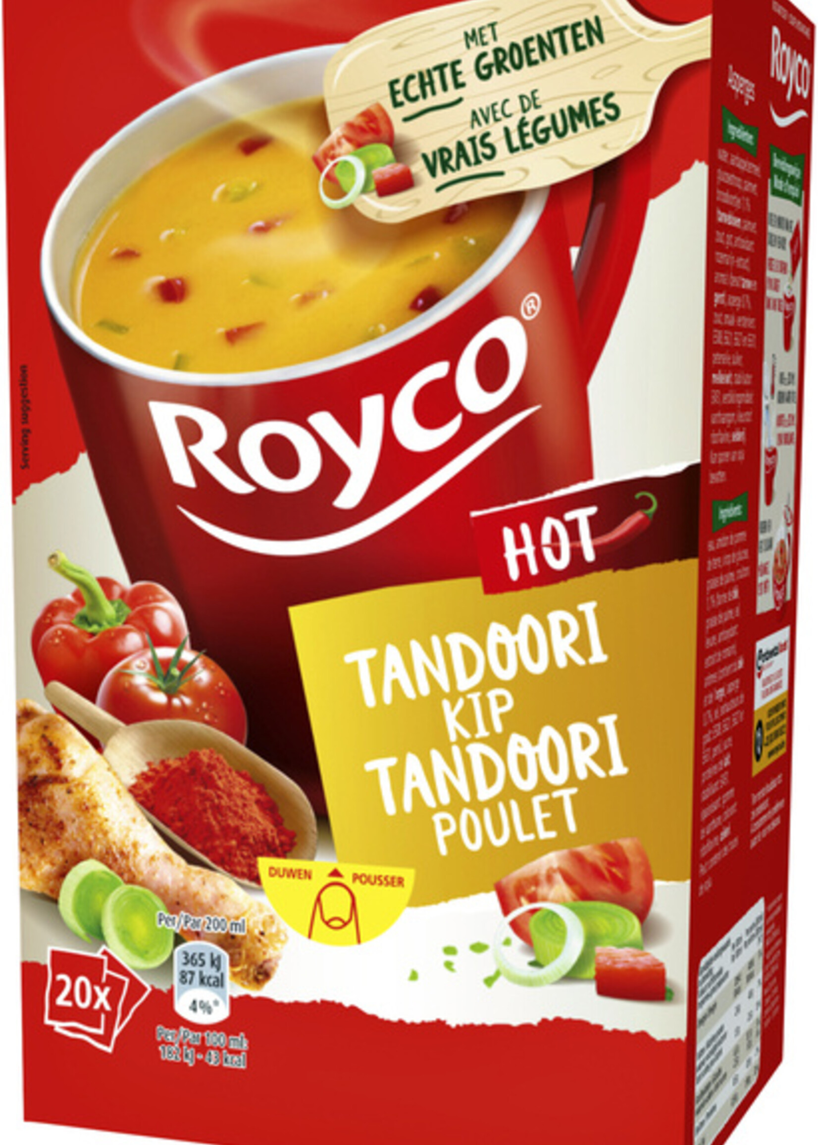 Royco Soupe Royco Poulet Tandoori 20 sachets