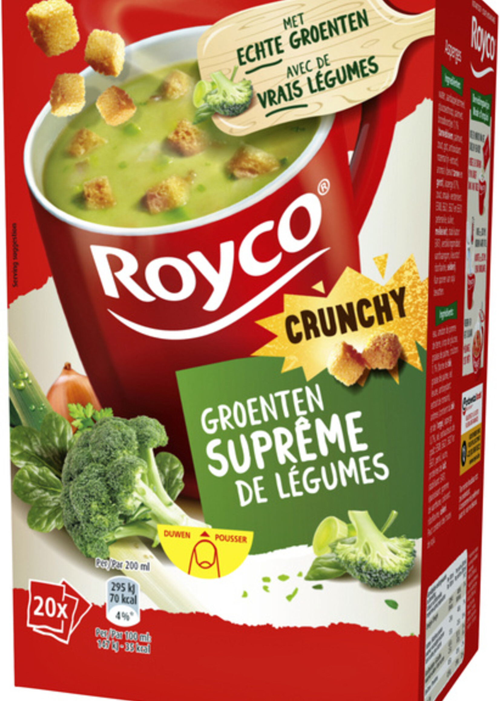 Royco Soep Royco groenten surpreme met croutons 20 zakjes