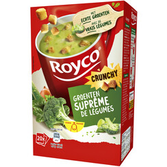 Soupe Royco Crunchy Suprême de légumes avec croûtons 20 sachets