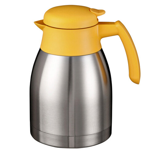 Bravilor Pot isotherme Bravilor double paroi inox-jaune 1,5 litre