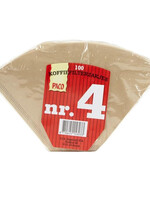 Paco Koffiefilter Paco bruin nummer 4 100st