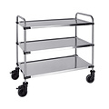 Office Serveerwagen met 3 plateaus 870x570x950mm