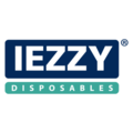 IEZZY disposables Mes IEZZY 185mm papier 50 stuks wit