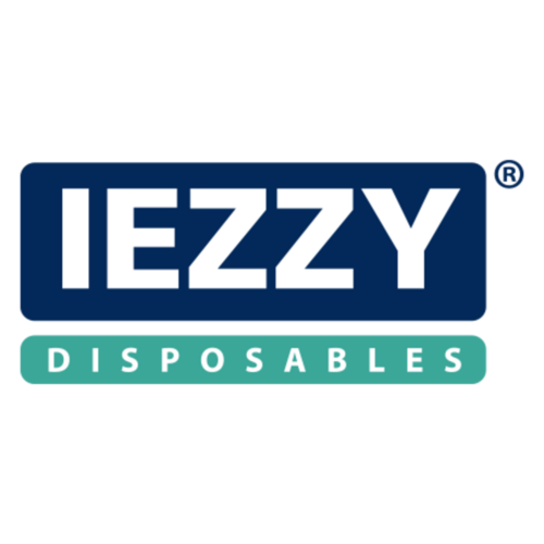 IEZZY disposables Couteau IEZZY 185mm papier blanc 50 pièces