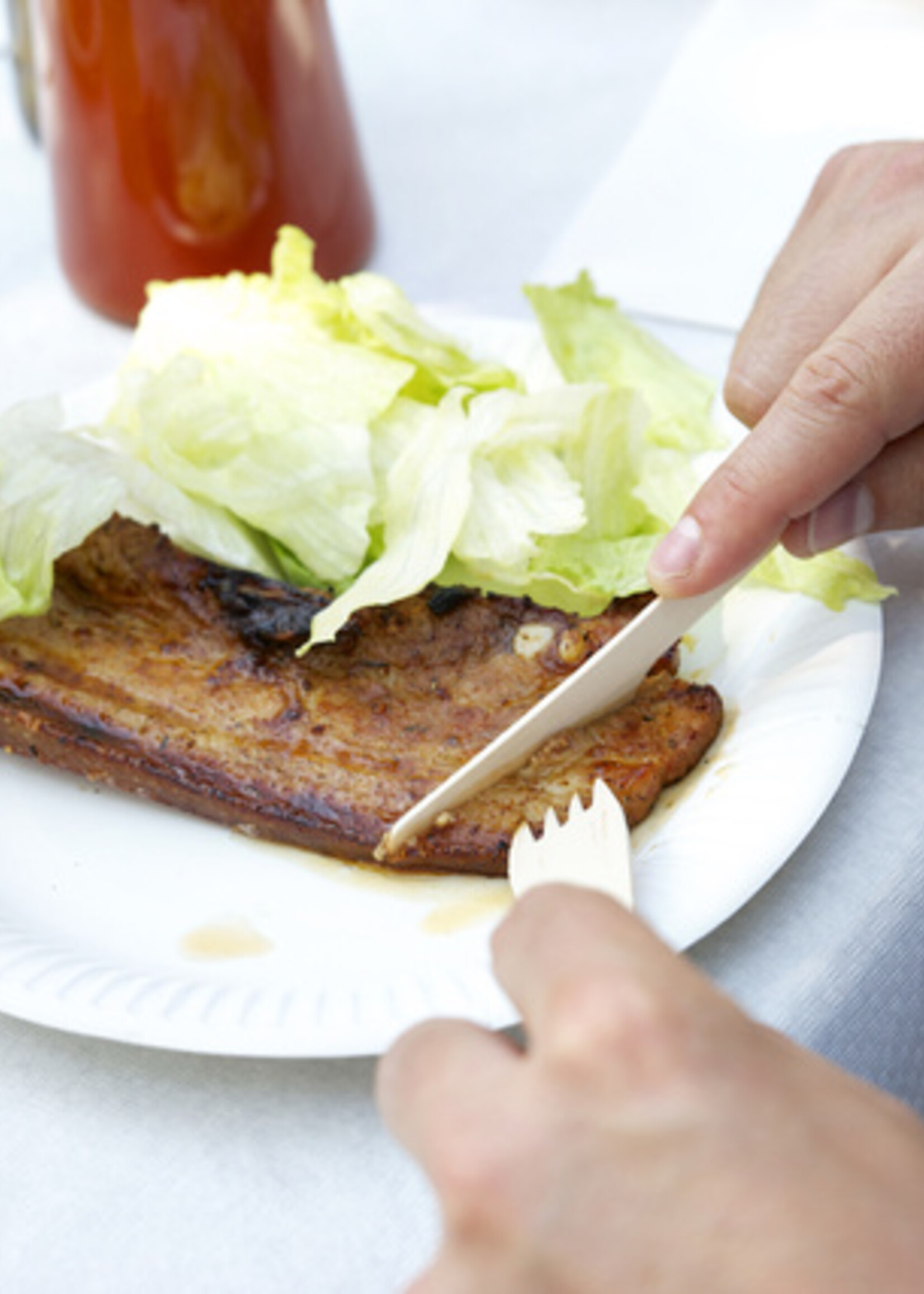 IEZZY disposables Assiette IEZZY 230mm carton blanc 100 pièces