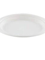 Conpax Assiette IEZY PF Ø 170mm canne à sucre blanc 50 pièces