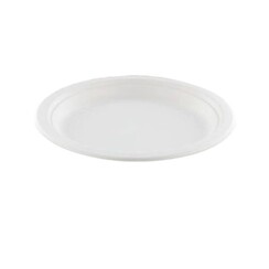 Assiette IEZY PF Ø 170mm canne à sucre blanc 50 pièces