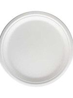 IEZZY disposables Bord IEZZY 260mm suikerriet PFAS-vrij wit 50 stuks wit