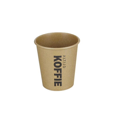 IEZZY disposables Beker IEZZY Altijd Koffie 237ml Ø80mm 50 stuks