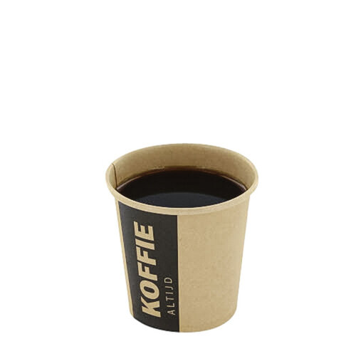IEZZY disposables Gobelet IEZZY "Altijd koffie" 118ml Ø63mm 50 pièces